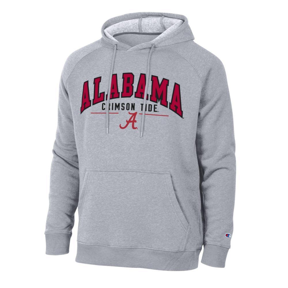Alabama Champion Applique Arch with Logo Triumph Fleece Hoodie