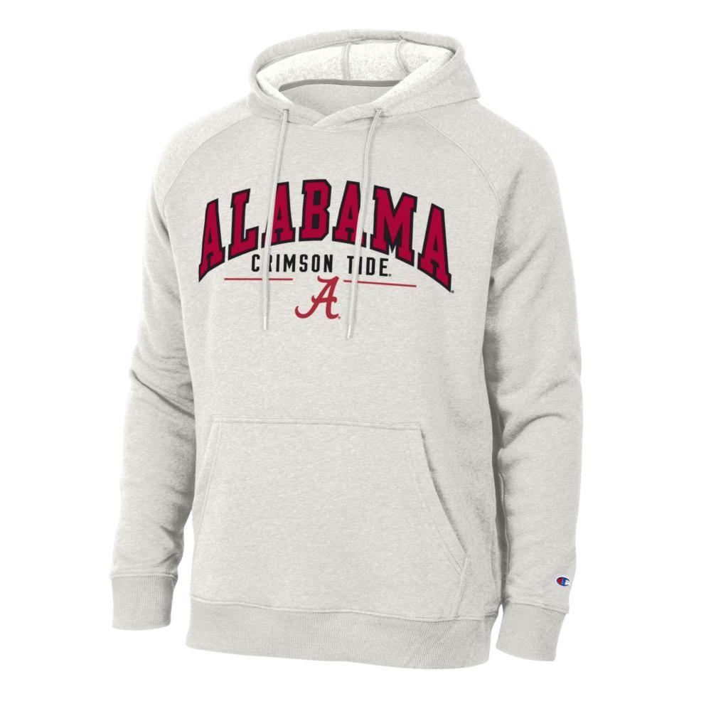 Alabama Champion Applique Arch with Logo Triumph Fleece Hoodie