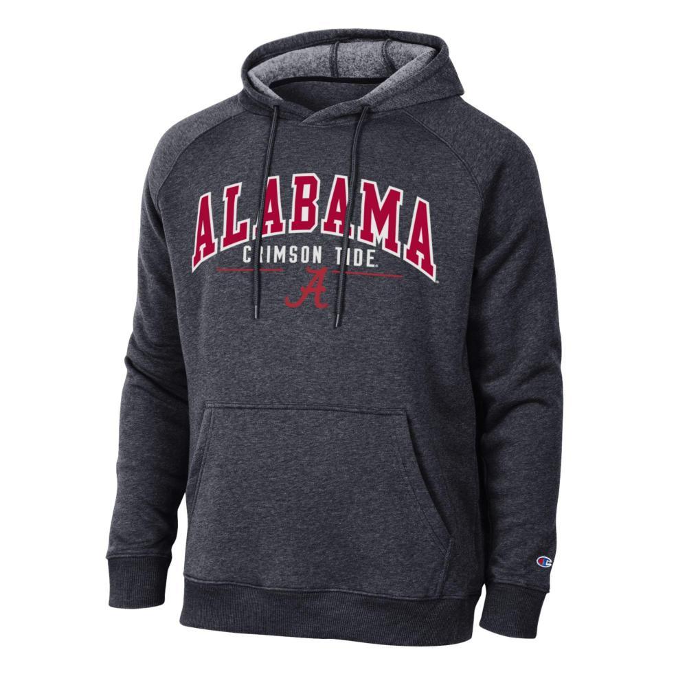 Alabama Champion Applique Arch with Logo Triumph Fleece Hoodie